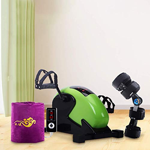 LUNEZY Electric Rehabilitation Bike Stationary Pedal Cycle Trainer,Hemiplegia Training Arm and Knee Exercises,Physical Therapy for Disabled and S