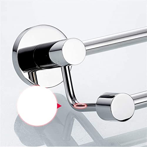 Towel Bar 304 Stainless Steel Towel Rack Double Towel Bracket Lever Towel Rail Wall Hanging Towel Holder for Bathroom Balcony Kitchen Towel Hangi