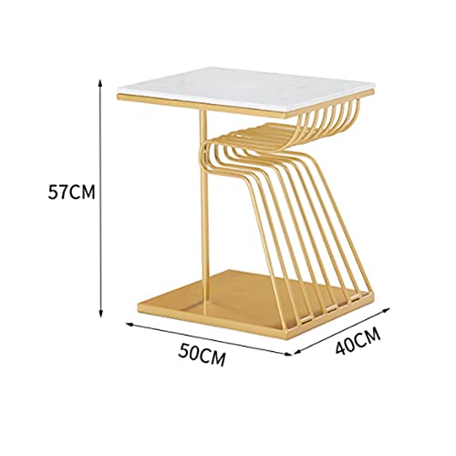 JYDQM A Few Marbles on the Side of the Sofa Simple Italian Light Nordic Type Bedside Table Mobile Designer