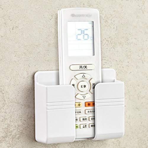 Phone Holder Wall Mounted BracketCradle Control Storage Box for Bedroom Kitchen Bathroom Office
