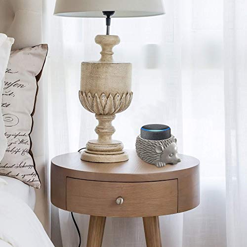 Dekodots Smart Speaker Table Stand (Hedgehog) - Decorative Holder for Amazon Echo Dot or Google Home Mini - Portable Design, No Sound or Micropho
