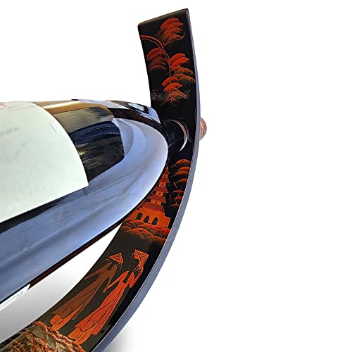 LADIA Wine Bottle Holder - Handmade, Handcrafted Single Wine Bottle Stand - Home Decor - Table Top Wine Rack - Floating Wine Rack - Wooden Bottle