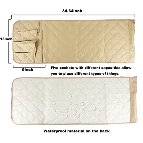 BEISIJIA Sofa Armrest Organiser Hanging Caddy Storage Bag Couch Chair TV Remote Control Holder Armchairs Couch Organiser for Cellphone Book Magaz