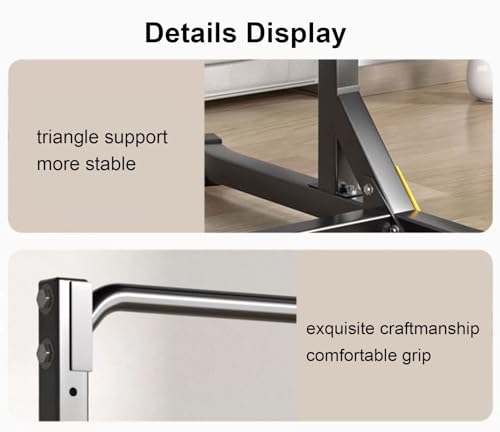 Pull Up Bar With Adjustable Height Pullup Bar Multifunctional Dip Bar Pull-Up Bar Strength Training Workout Exercise Fitness Equipment For Home G