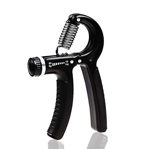 IDEAPRO Hand Grip Strengthener Adjustable Resistance (10-50kg),Hand Grip Exerciser,Forearm Grip, Hand Squeezer, Hand Exercise, Gripper, Finger St