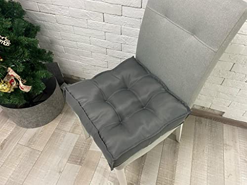 GC GAVENO CAVAILIA Booster Seat Cushion 45 x 45 Cm - Waterproof Seat Pad For Office Chair, Living Room, Garden Chair - Adjustable Chair Cushion -