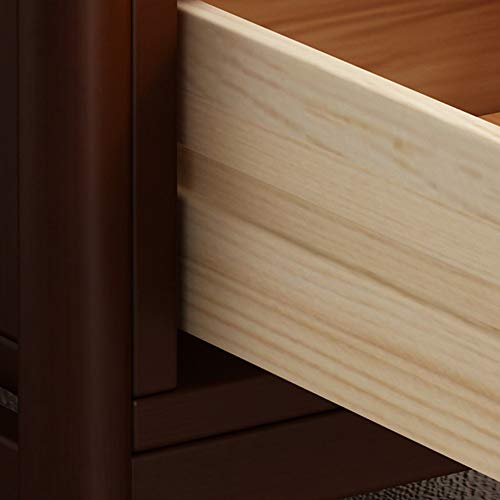 JYDQM Bedside Table Solid Wood Hotel Room Bedside Locker, Mini Bedside Storage Cabinet