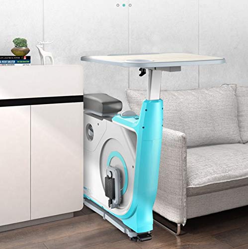 N/A 100KGS Electric Exercise Bike Training Exercise Cycling Bike Machine Sport Equipment (Color : Blue)