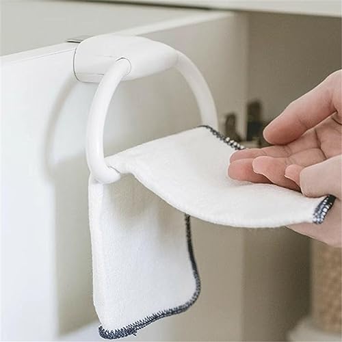 FOUNCY Vintage Towel Ring Bathroom Towel Rack Kitchen Towel Bar Rag Hanging Ring Hand Towel Holder Towel Ring Bathroom Accessories