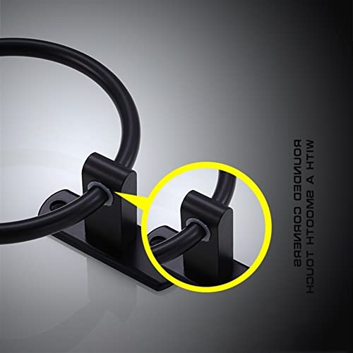 HIGOH Towel Racks,Bath Towel Holder,Bathroom Hand Towel,2Pcs Towel,Towel Rack,European Toilet Circular Towel Hanging,Antique Bathroom Accessories