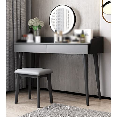 JJZXD Dressing Table Bedroom Makeup Table Makeup Makeup Stool Makeup Table Small Household