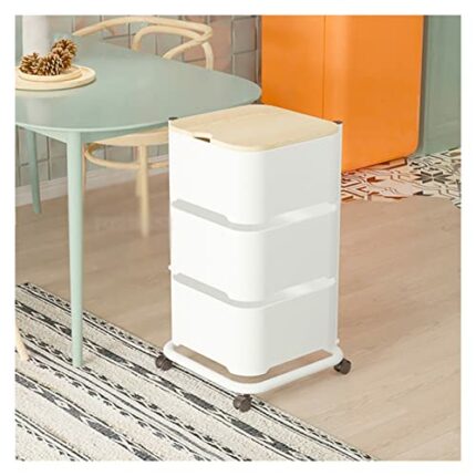 YXBDN Kitchen Cart Furniture Storage Rack Living Room Side Table Storage Rack Trolley (Color : B, Size : 58cm*29cm)