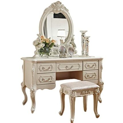 WALNUT Dressing Table Bedroom Dressing Table Small Household Assembly Baking Lacquer Vanity Table