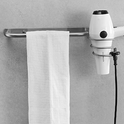 RSOCHS Multifunctional Wall Mount Collection Rack Hair Dryer Holder Stainless steel rack