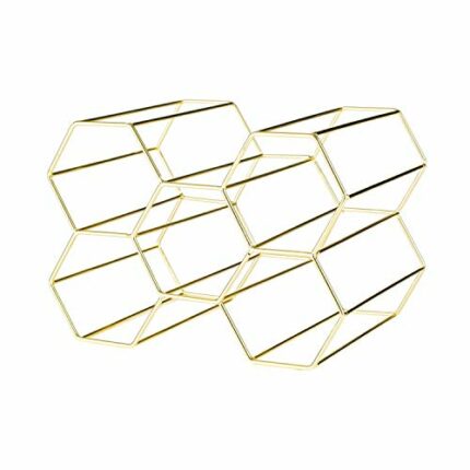 Viners Barware Gold Wine Rack, 29 x 20.3 x 20.3 centimetres