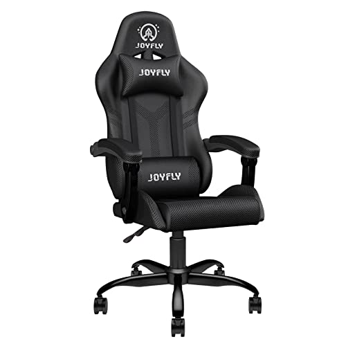 JOYFLY Gaming Chair for Adults, Gaming Chair Gamer Chair for Ergonomic Rotatable PC Computer Chair with Padded Armrests, for Boys Adults Teens(Bl