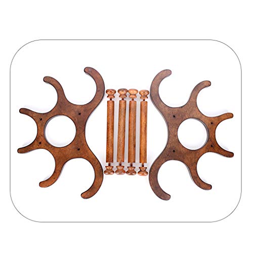 NEOCHY Wine Rack Household Wine Bottle Rack Solid Living Room European Retro