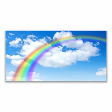 Tulup Splashback - 140x70cm Backsplash Cooker Hob Wall Splashback - Kitchen Wall Panels - Heat Resistant - Toughened/Tempered Safety Real Glass -