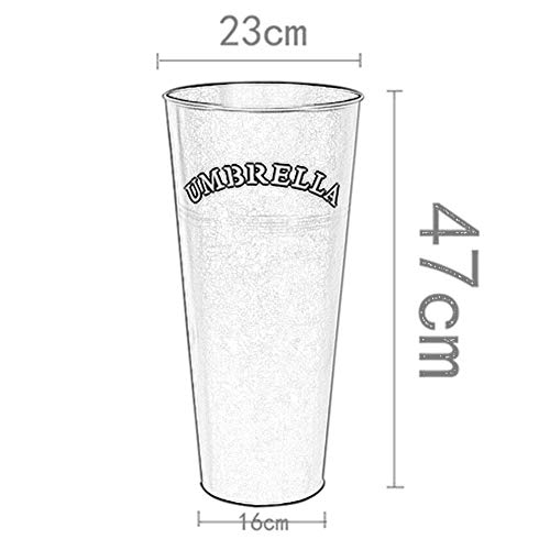 OUSIKA Umbrella Stands,Modern Umbrella Bucket with Letter, Storage Barrel for Organize Canes and Umbrellas, Metal Umbrella Stand Holder, Home Rac