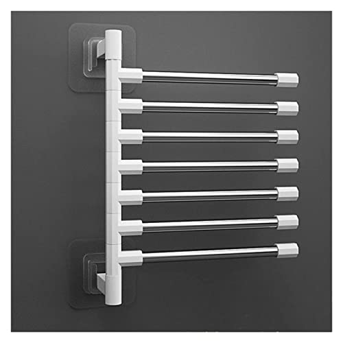 LIUZH Swivel Towel Bars Towel Rack Holder Wall Mounted Rotatable Bathroom Accessories