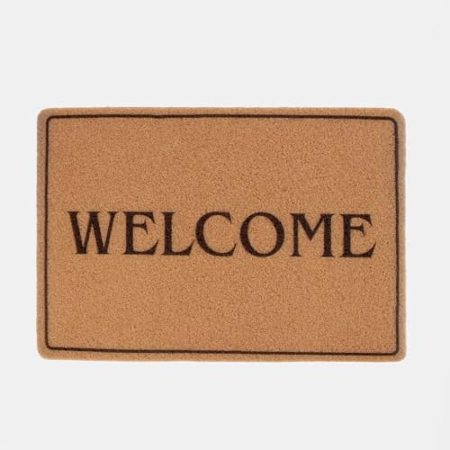 OHS Outdoor Mat Home Sweet Home, Door Mat Non Slip Durable Dirt Trapper Door Mats Indoor, Front Back Door Stylish Washable Door Mat, Coir Look 40