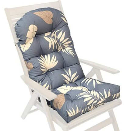 Dificato Patio Chair Cushions, High Back Rocking Chair Cushion, Waterproof Outdoor Chair Cushions, Adirondack Lounge Cushions for Outdoor Furnitu