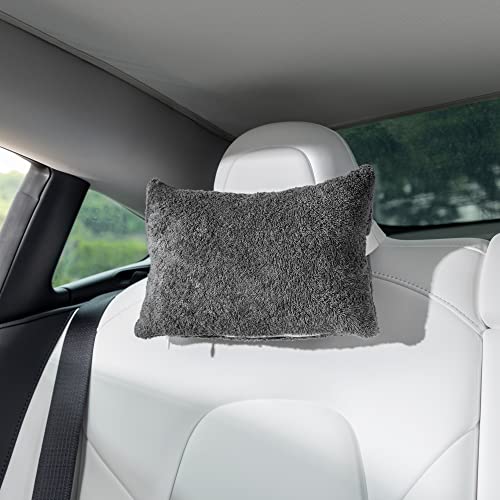 JEMIDI Sun Lounger Head Cushion - 30 x 20cm Pillow for Garden Chair or Deck Chair - Head Rest for Sun Loungers with Washable Terry Cloth Cotton C