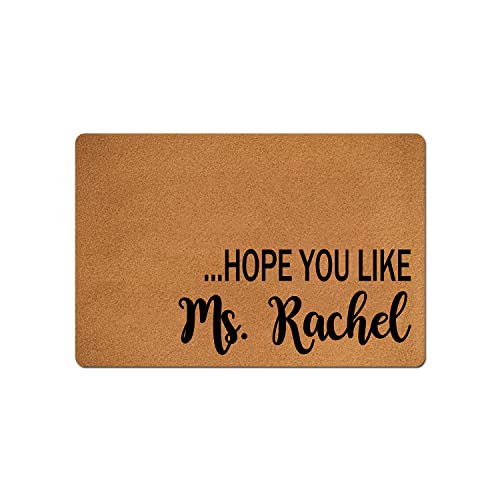 SSanyyL Spanish Welcome Doormat No Se Aceptan Visitas Sin Chisme Doormat Home and Office Decorative Indoor/Outdoor/Kitchen Mat Non-Slip Rubber 23