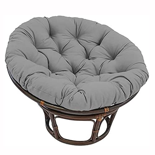 Overstuffed Papasan Chair Cushion,Outdoor Cloth Swing Rattan Chair Cushion,Oversized Round Cushion Thick Comfortable Oversized Papasan Pad(Chair