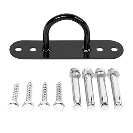 KYLIN SPORT Battle Rope Wall/Ceiling Mount Anchor Bracket Hook for Suspension Straps Crossfit Gymnastic Rings, Body Weight Strength Training Syst