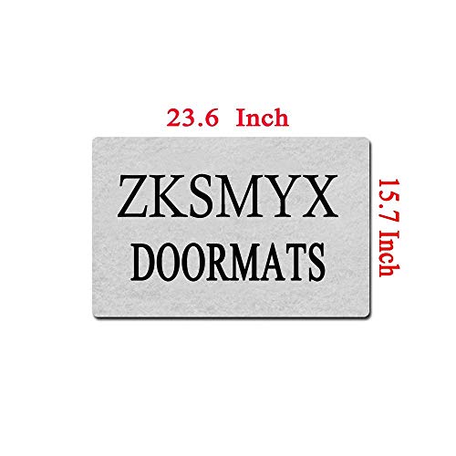 SSanyyL Spanish Welcome Doormat No Se Aceptan Visitas Sin Chisme Doormat Home and Office Decorative Indoor/Outdoor/Kitchen Mat Non-Slip Rubber 23