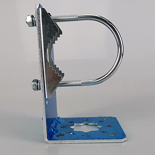 Hsthe Sea Pole Mount Bracket Outside Home Antenna Holder Antenna Pole Mount Kits Wireless bridge network card L-shaped fixing bracket