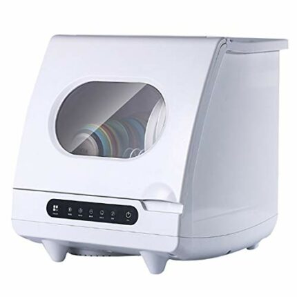 SKREOJF Dishwasher Household Small Full Automatic Intelligent Desktop Air Drying Dishwasher Portable Mini Power Saving and Water Saving