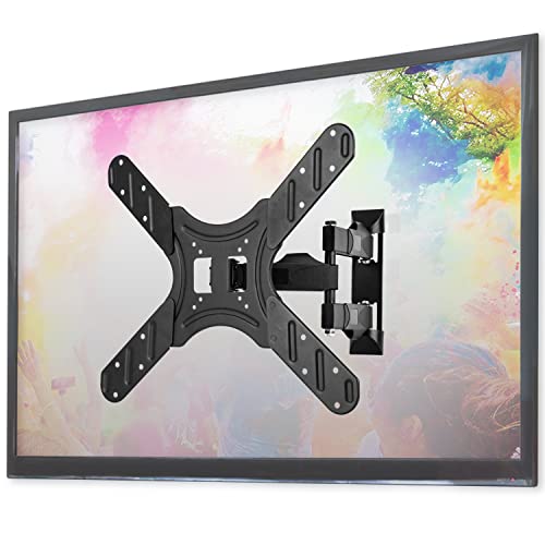 Duronic TV Wall Bracket Mount for 17-60 Inch TVB420, Cantilever Wall Stand for Television Screen, Tilt Swivel, VESA Up to 400 x 400mm, Fixing for