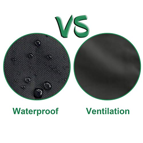 INMUA Sun Lounger Covers 2 Pack Outdoor Garden Sunbed Cover, Waterproof, Windproof, Anti UV, Heavy-Duty Garden Rattan Patio Furniture Protector (