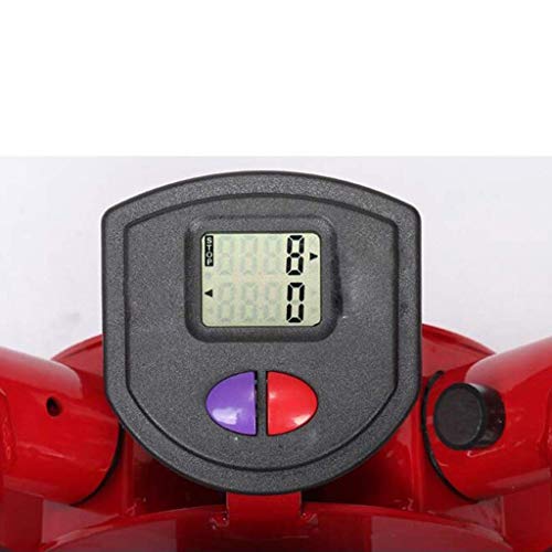 TWDYC Fitness Adjustable Mini Stair Stepper Exercise Equipment Step Machine with Twisting Action Red 42 * 40 * 23cm