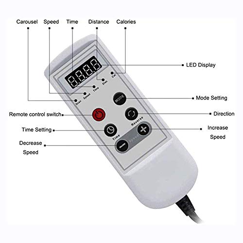 LUNEZY Electric Pedal Exerciser, Portable Fitness Exercise Bike Knee Leg Exercise Peddling Machine Adjustable Fitness Rehab Equipment with LCD Di