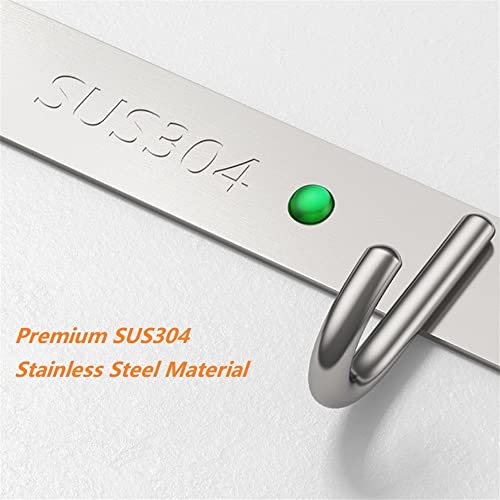 HIGOH Towel Racks,Bathroom Towel Rack Wall Mounted Towel Holder,Towel Holder Rack with Bar Hooks,Wall Mount Towel Shelf,Bathroom Accessories Hard