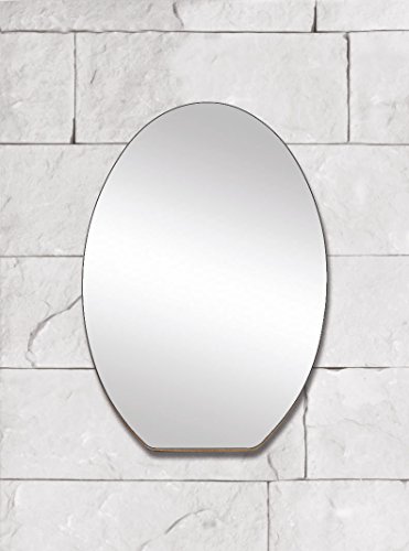 Kleine Wolke Clever Cosmetic Mirror, Bamboo, Natural, 1.5 x 15 x 21 cm