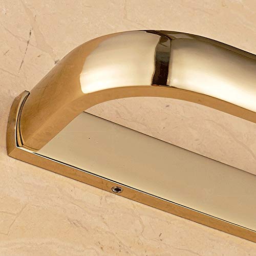 SMLJLQ Arrival Golden Solid Brass Bathroom Towel Bar Rack Wall Mounted Towel rack