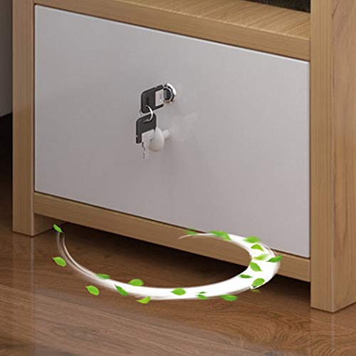 LUKEO Creative Solid Wood Coffee Table Bedside Table, Household Bedside Table Bedside Table Bedroom Storage Furniture