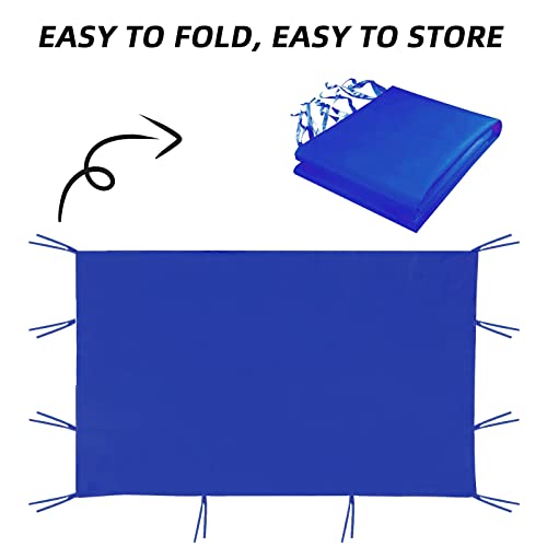 Gazebo Sides Panels,maxant Tent Side Panels Canopy Sidewall Panels 2m*3m Gazebo Replaceable Side Panels Waterproof,for Outdoor Gazebo (Red)