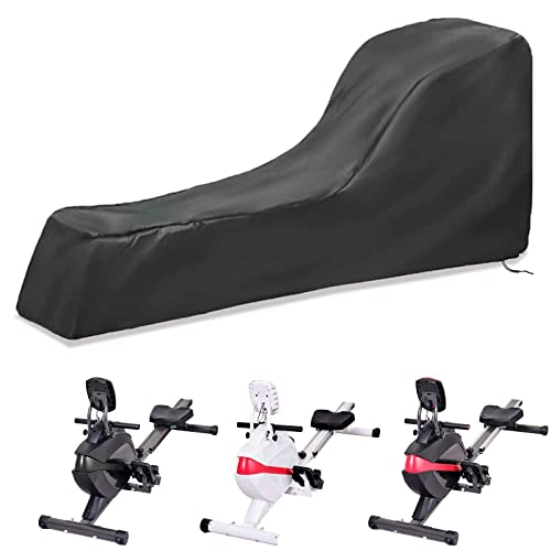 MRWiZMS Rowing Machine Cover, GYM Equipment Protective Cover, 210D Oxford Cloth Cover for Rowing Machine, Dustproof and Waterproof