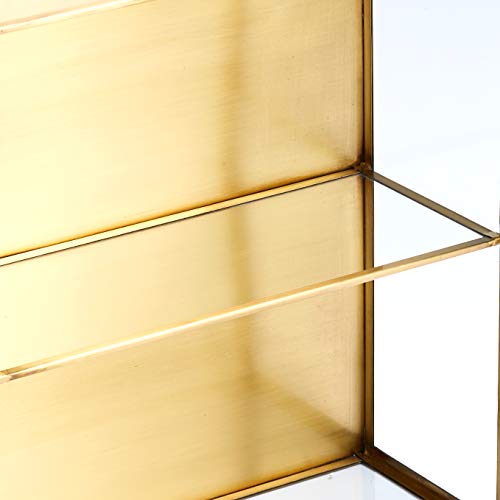 House Doctor Cabinet Glass, Brass, 35 x 15 cm