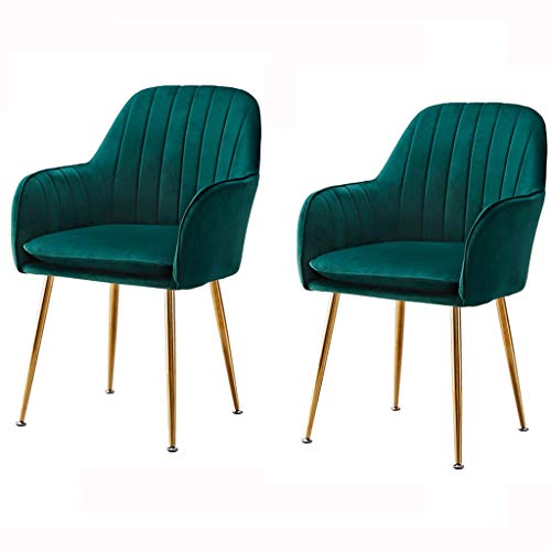 Kitchen Dining Room Furniture Chairs Velvet Dining Chair Living Room Armchair With Metal Legs Velvet Seat And Backrests for Living Room Bedroom K