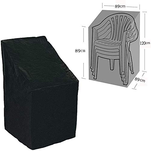 mychoose Patio Stacking Chair Covers Reclining Garden Chair Cover 89x89x120/89 cm Outdoor Furniture Covers Waterproof Dust Proof Durable Polyeste