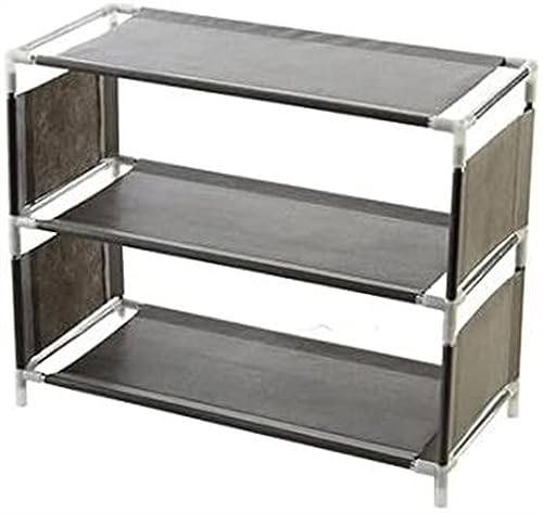 KRHINO Shoe Rack Multi-storey Shoe Rack Multi-functional Organizer Household Cloth Storage Rack Easy To Assemble Dormitory (Color : 4 Tier Grey)