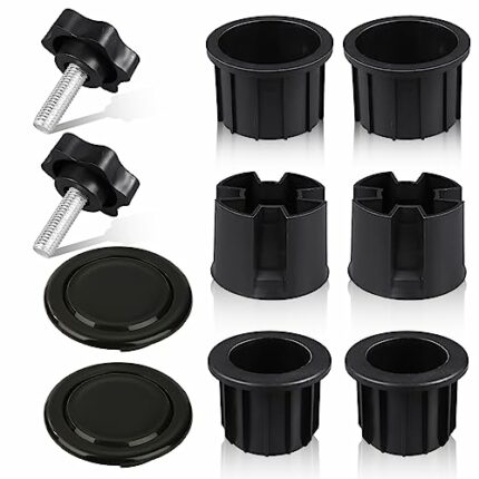 10pcs Umbrella Stand Parts Replacement, Hole Ring Plug Cover Umbrella Stand Parts Connector Umbrella Base Accessories for Outside Stand Base Stab