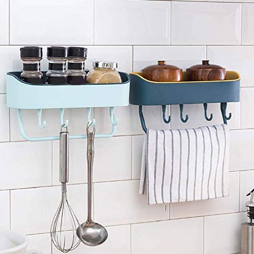 N/A Towel rack - Bathroom Towel Shelf Mounted,Self Adhesive No Drilling Removable Plastic Sink Decro Shelf Organizer For Kitchen,Bedroom,Toilet (