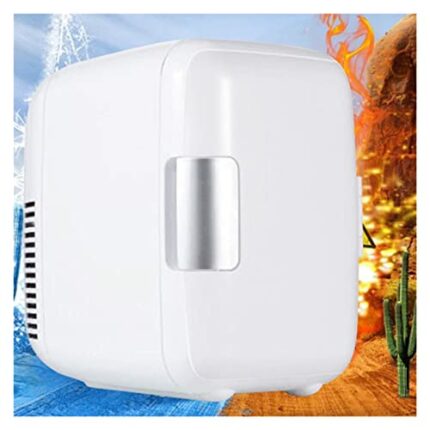 SDFGH Small Refrigeration Warm Heat Mini Fridge Refrigerator for Car Home Travel Refrigerator Portable
